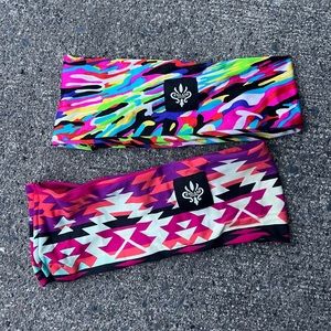2 Eklaar spandex headbands